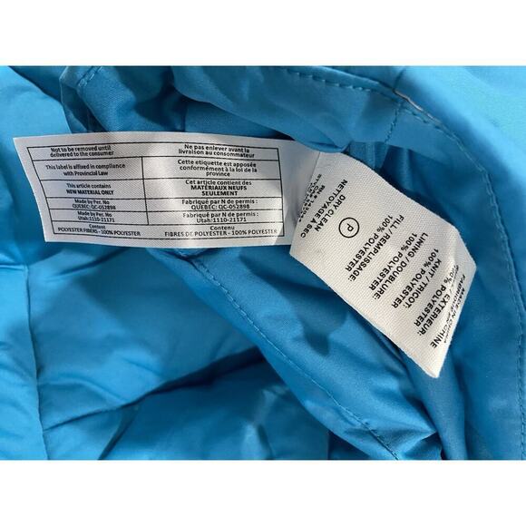 Avec Les Filles Black Cropped Puffer Jacket S Hooded Faux Down Stylish Warm NWT - Picture 4 of 9